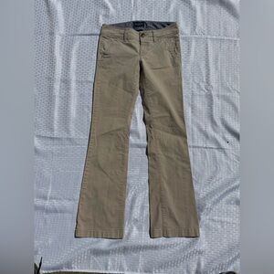 Size 00 American Eagle Khaki Stretch Bootcut